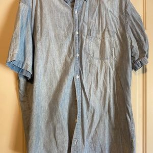 Short sleeve button down xl tall